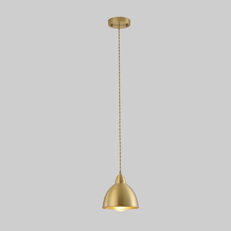 Pendant Light Modern Farmhouse Copper for Dining, Gold