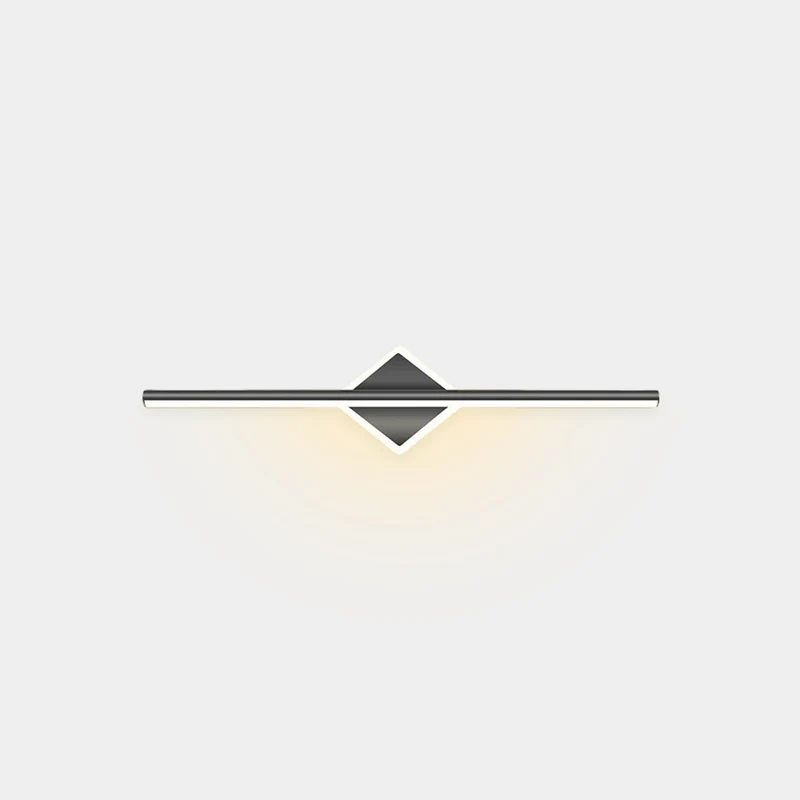 Vanity Mirror Wall Lamp Modern Linear LED for Bathroom, Black / Gold