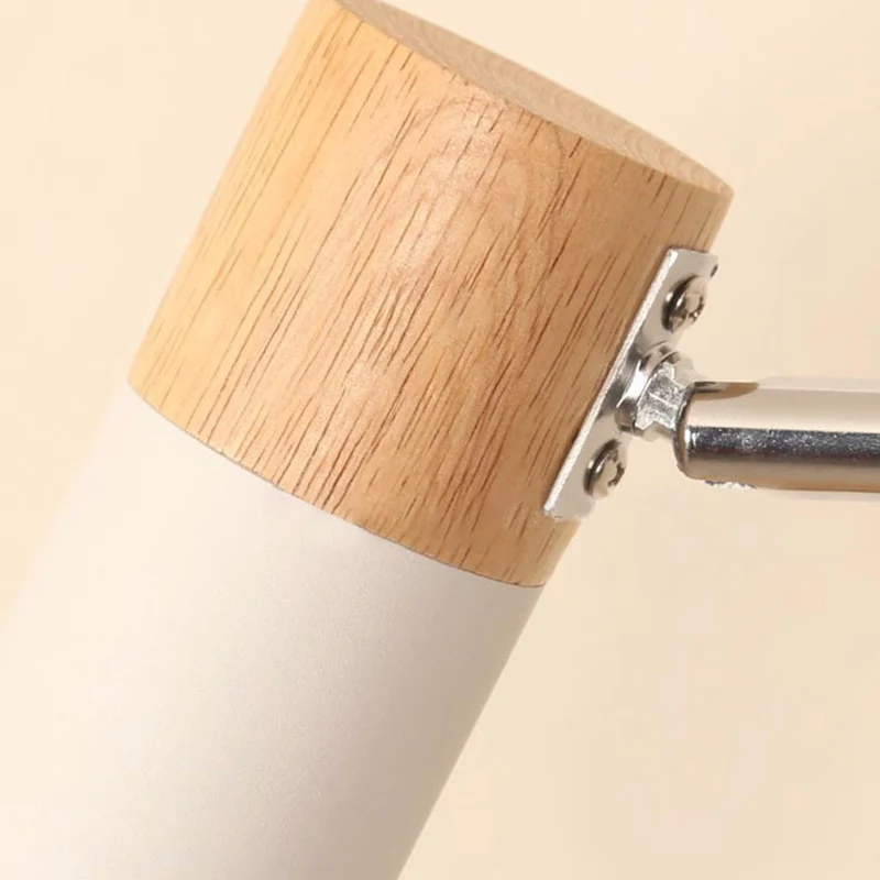 Wall Sconce Spotlight Nordic Wood Adjustable Swing Arm LED