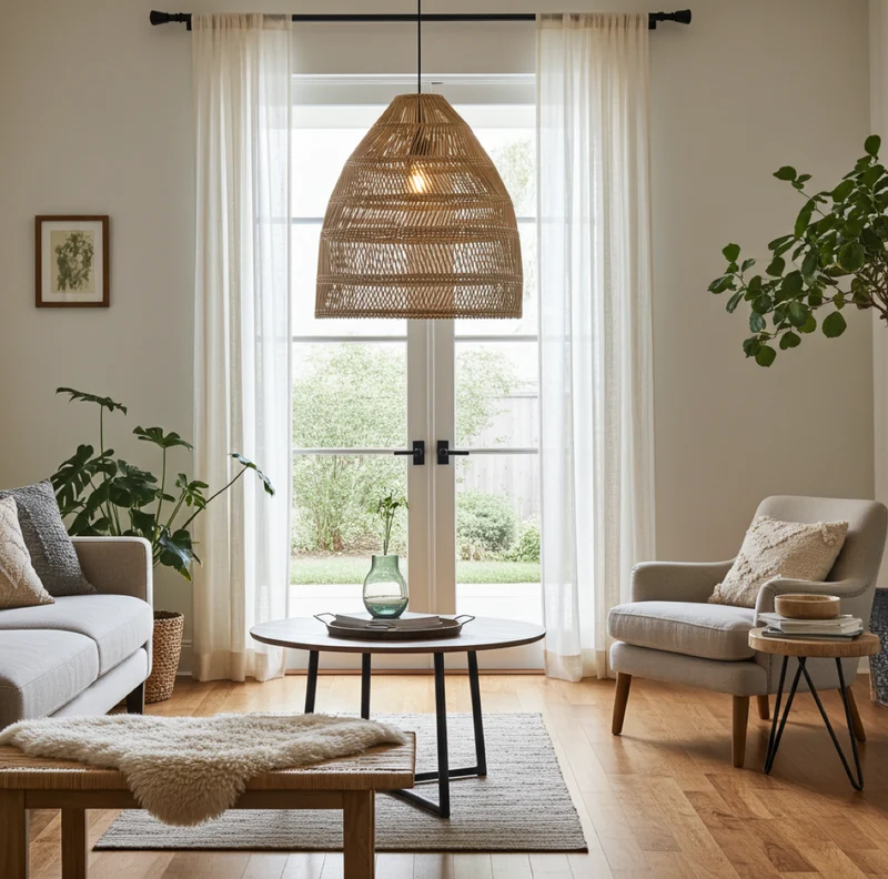 Rattan Lampe MAJA