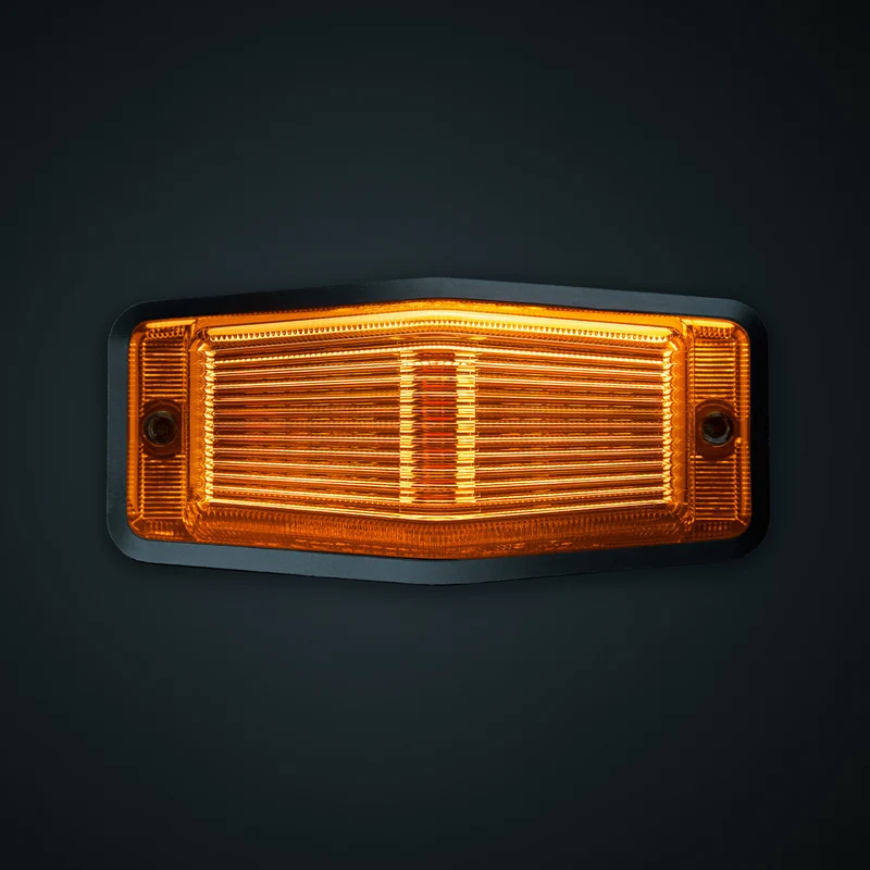LED-Doppelbrenner-Lichterkette mit Stroboskop-/Bernsteinlinse