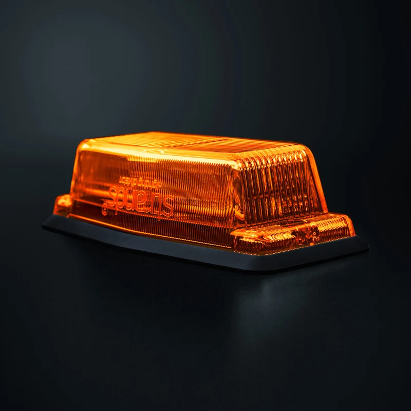 LED-Doppelbrenner-Lichterkette mit Stroboskop-/Bernsteinlinse