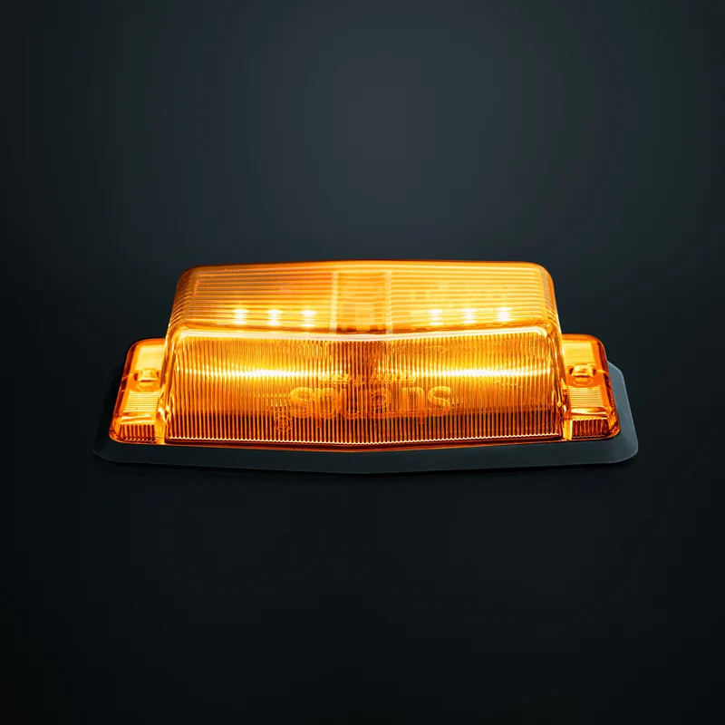 LED-Doppelbrenner-Lichterkette mit Stroboskop-/Bernsteinlinse