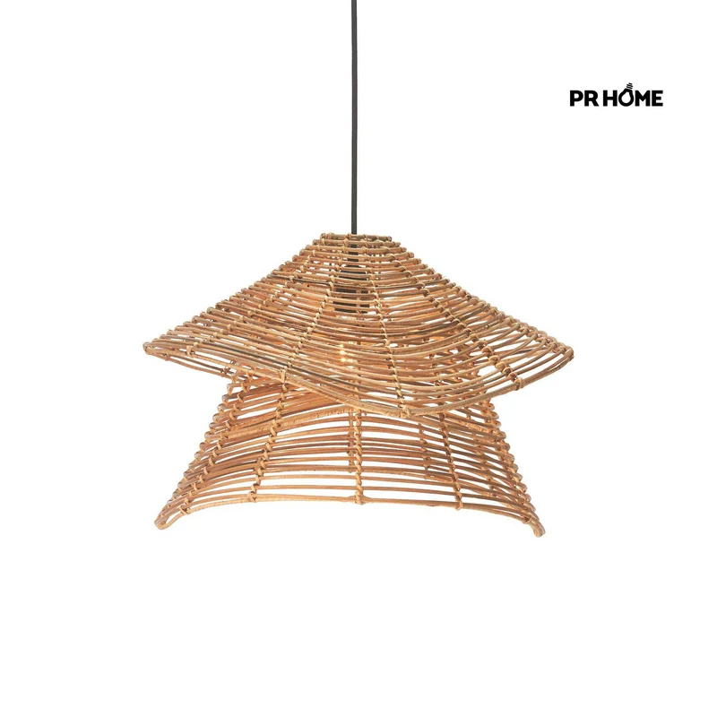 Rattan Hängelampe Olga