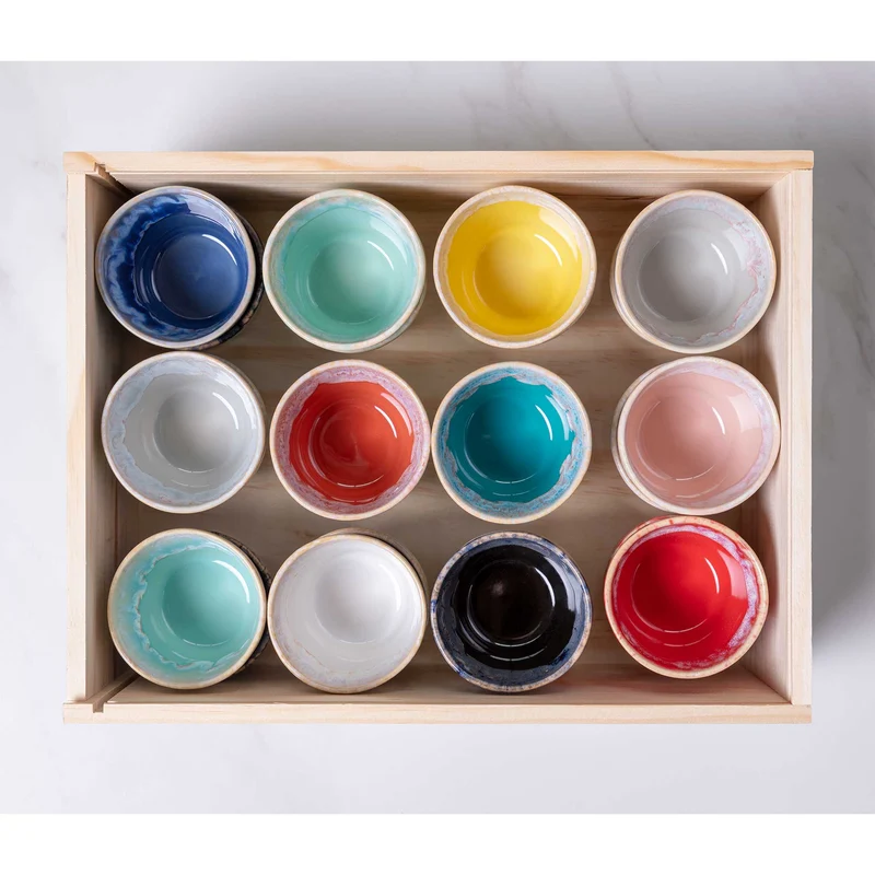Espressotassen | Farbig 6-er Set