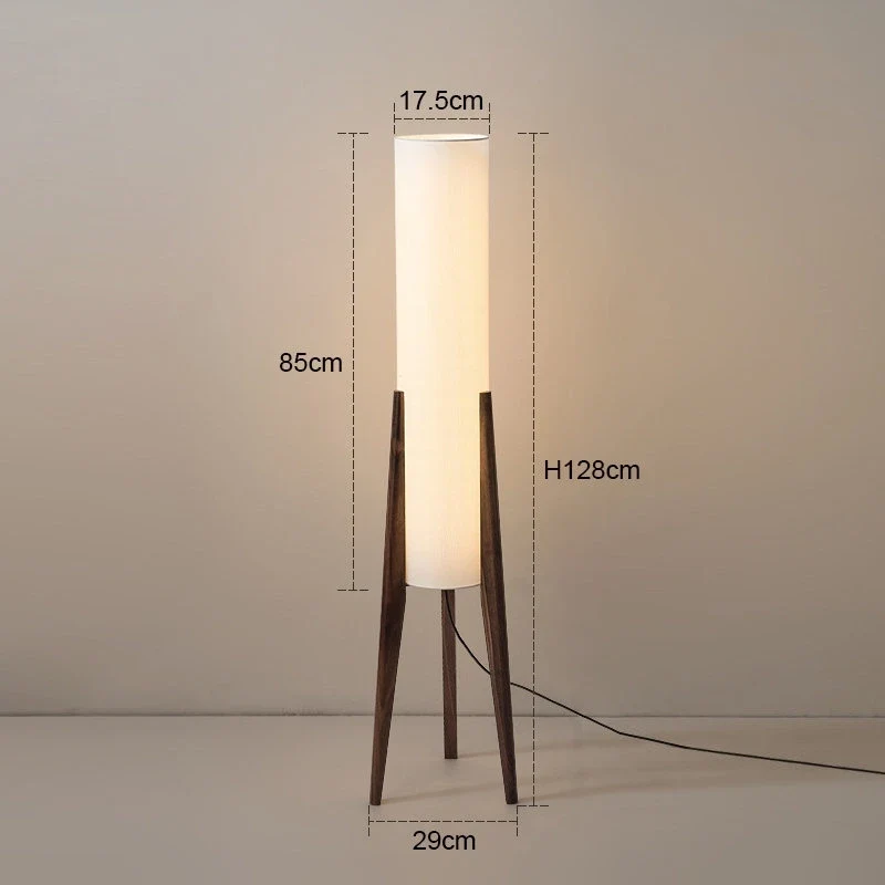 Nordische Stehlampe aus Holz für Wohnzimmer – Armony