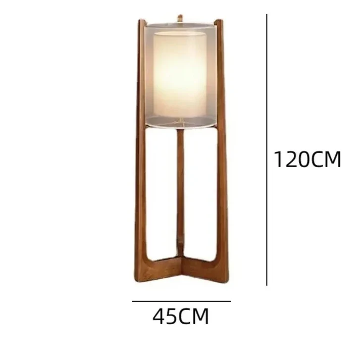 Nordische Stehlampe aus Holz für Wohnzimmer – Armony