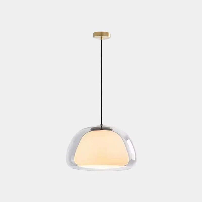 Pendant Light Nordic Dome Clear Glass Jelly, 3 Colors