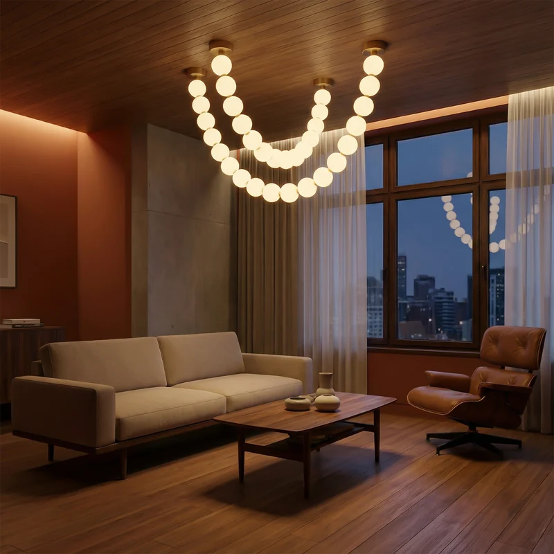 LED-Kristall-Pendelleuchte für Wohnzimmer und Esszimmer – Crysélite