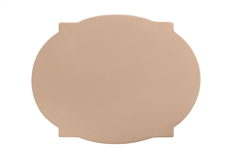 Casa Padrino Luxus Beistelltisch / Hocker Terrakotta 36 x 47 x H. 46,5 cm - Skulpturaler Beistelltisch aus Faserbeton, auch als Sitzhocker nutzbar - Luxus Möbel
