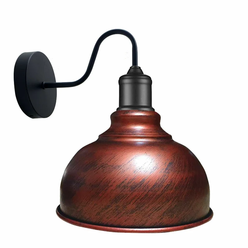 LEDSONE Vintage Wandlampe Industrial Schwanenhals E27 ~3716