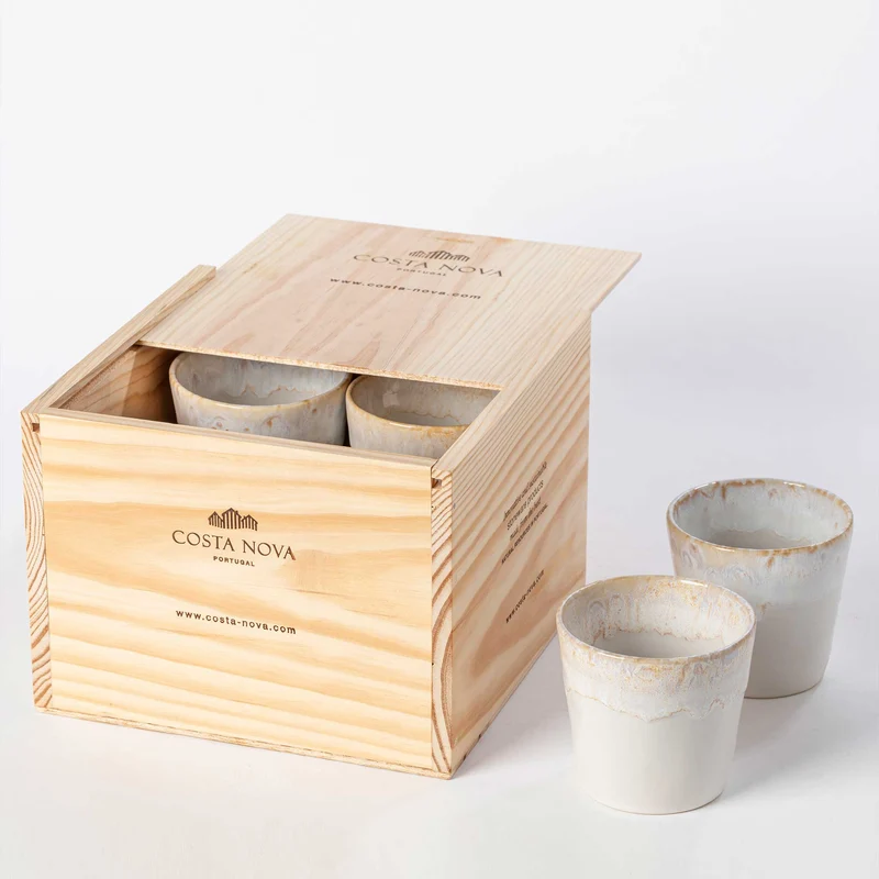Lungo Tasse Weiss 8-er Set