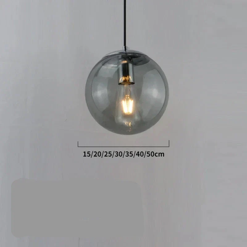 Moderne Pendelleuchte aus goldenem Metall und Glas – Oréclat