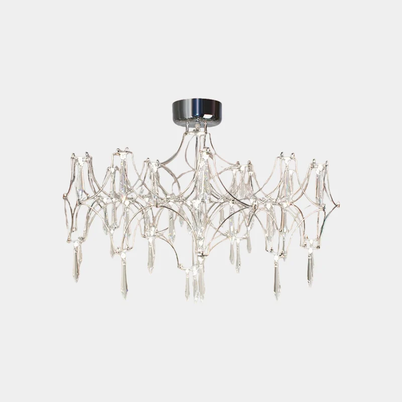 Chandelier / Ceiling Light Mira Crystal LED, Chrome