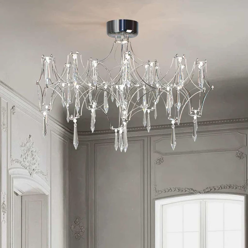 Chandelier / Ceiling Light Mira Crystal LED, Chrome