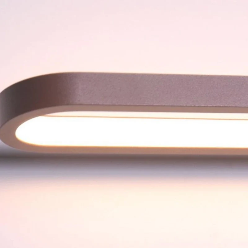 Wall Sconce Bathroom Vanity Lamp Minimalist Linear Oval LED