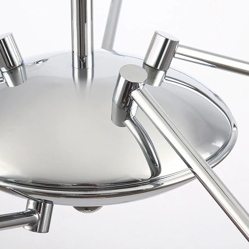 Chandelier Nordic Iron Glass Ball Sputnik, Chrome