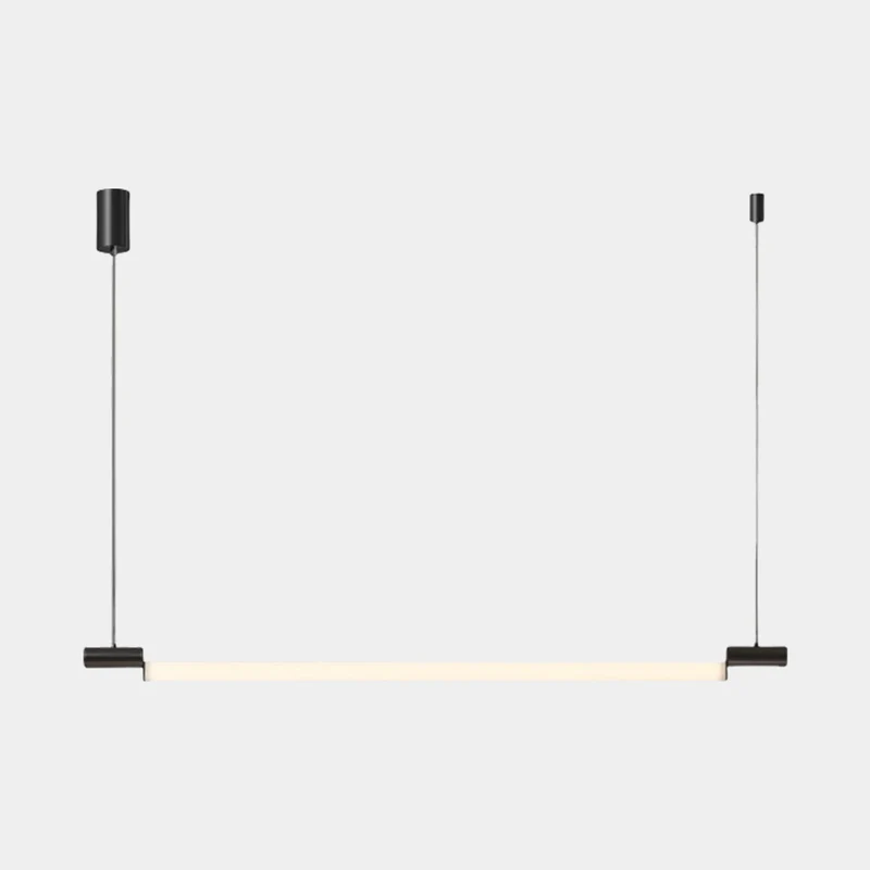 Pendant Light Linear Horizontal Strip LED, Black / Gold
