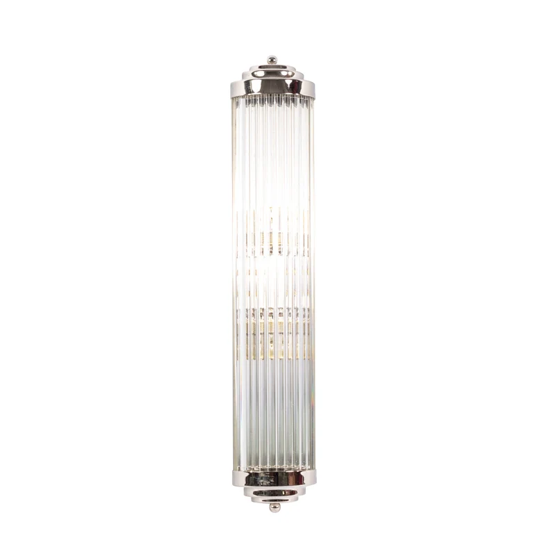 Art Deco Stil Wandlampe M, Opalglas