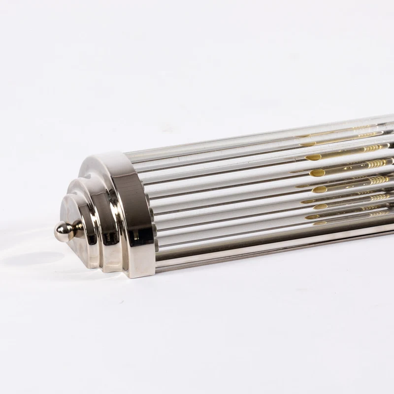 Art Deco Stil Wandlampe M, Opalglas