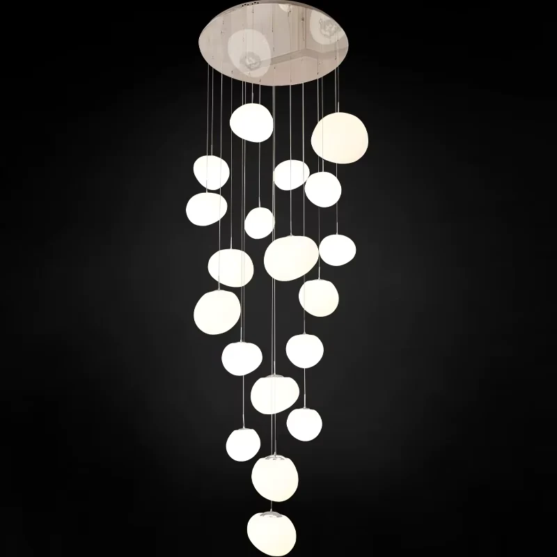 Moderne Pendelleuchte aus Legierung für Wohnzimmer – Heliora