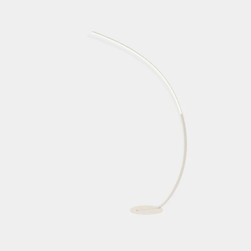 Floor Lamp Minimalist Arc Dimmable LED, Black / White