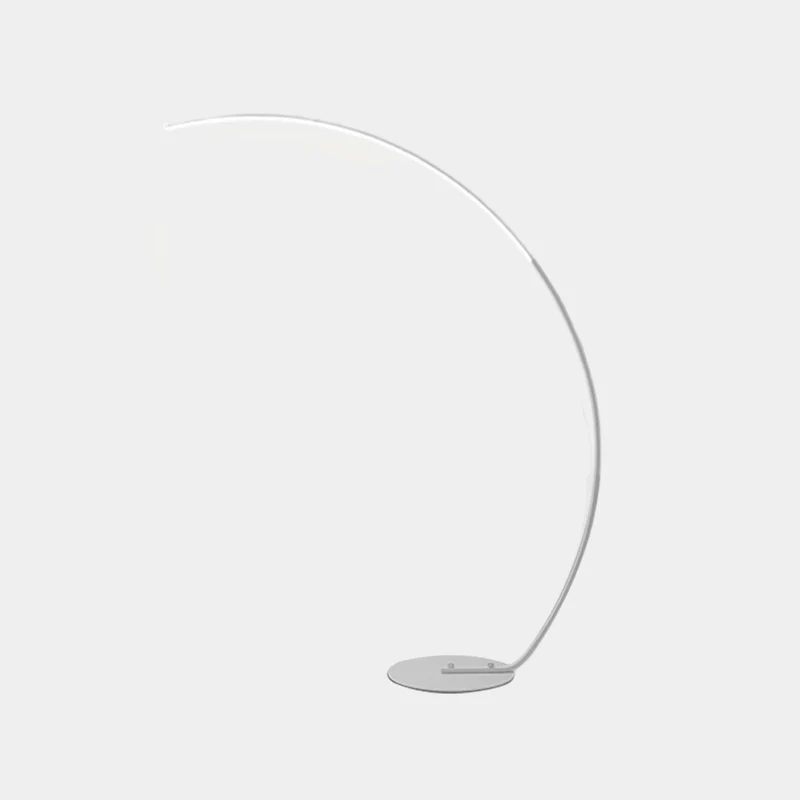 Floor Lamp Minimalist Arc Dimmable LED, Black / White