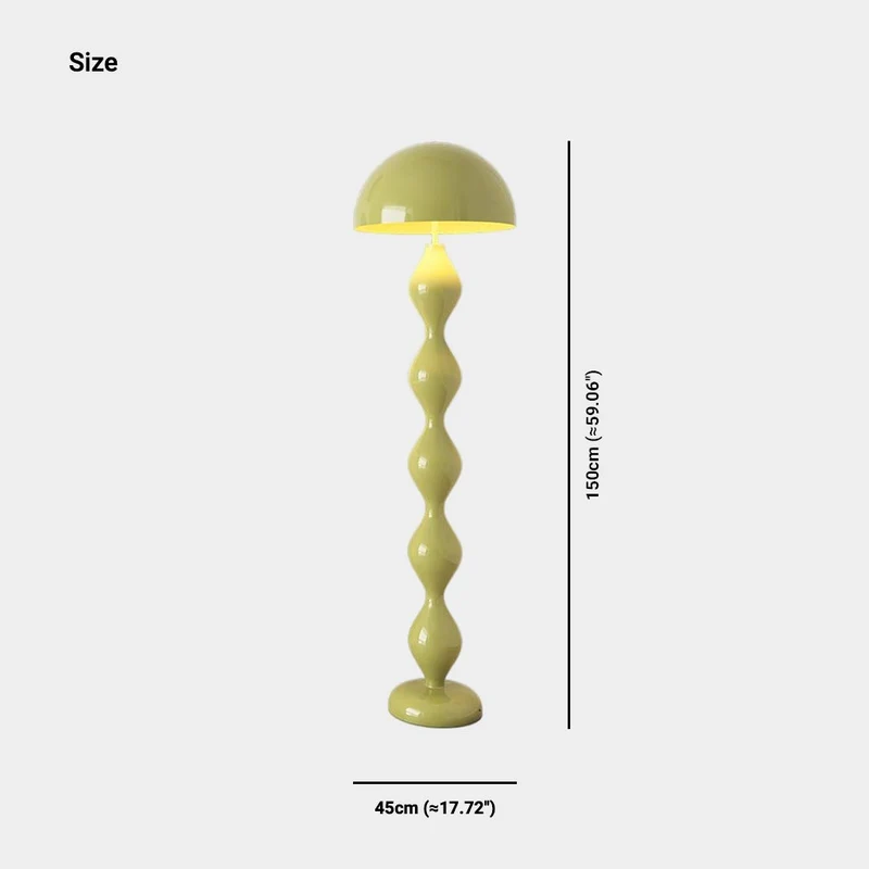 Floor Lamp Unique Iron Gourd Mushroom Multi Color