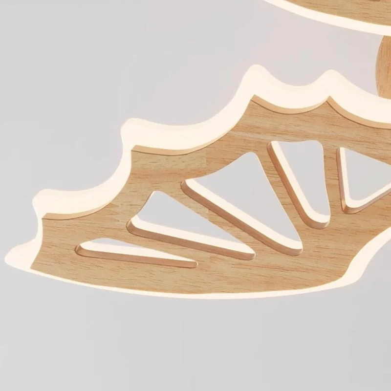 Ceiling Light Wood Dinosaur LED Dimmable for Kids Room