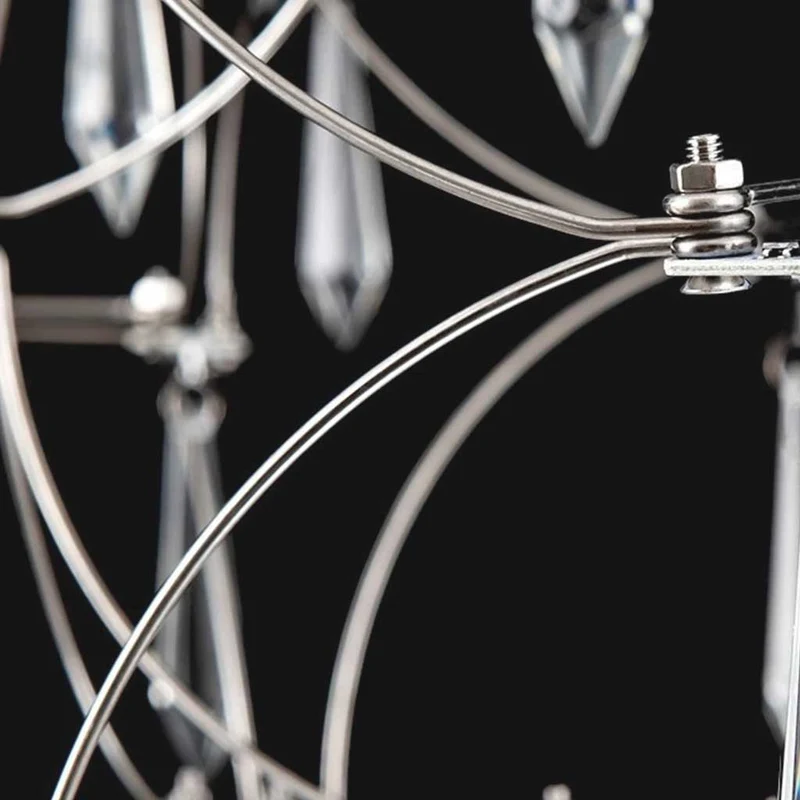 Chandelier Luxury Starry Firefly Mira Crystal LED, Chrome / Gold