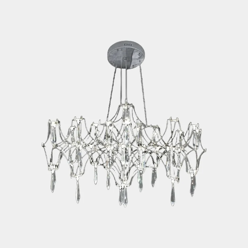 Chandelier Luxury Starry Firefly Mira Crystal LED, Chrome / Gold