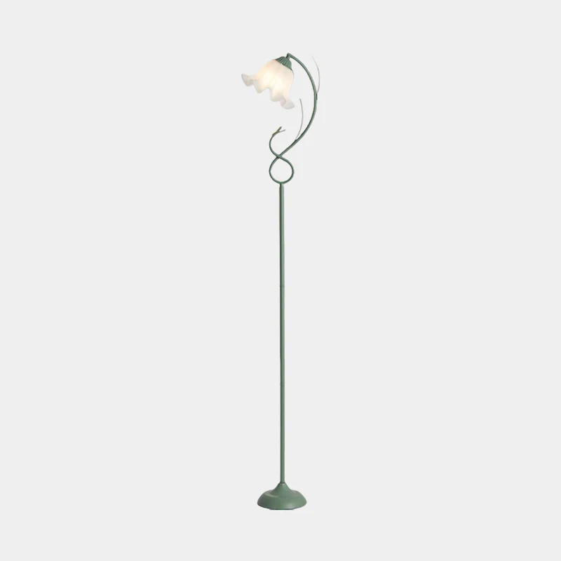 Floor Lamp Cream Acrylic Flower Lily of the Valley, 3 Colors