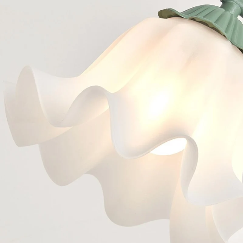 Floor Lamp Cream Acrylic Flower Lily of the Valley, 3 Colors