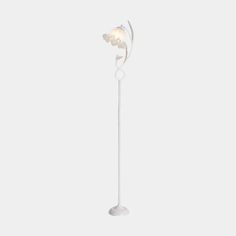Floor Lamp Cream Acrylic Flower Lily of the Valley, 3 Colors
