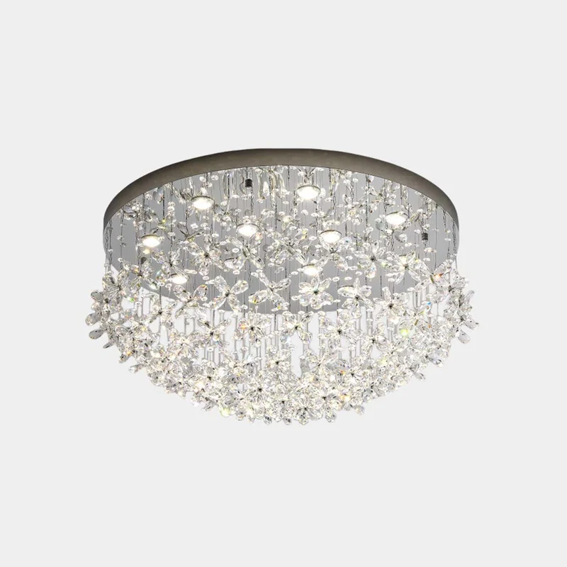 Ceiling Light Chandelier Luxury Crystal Butterfly LED