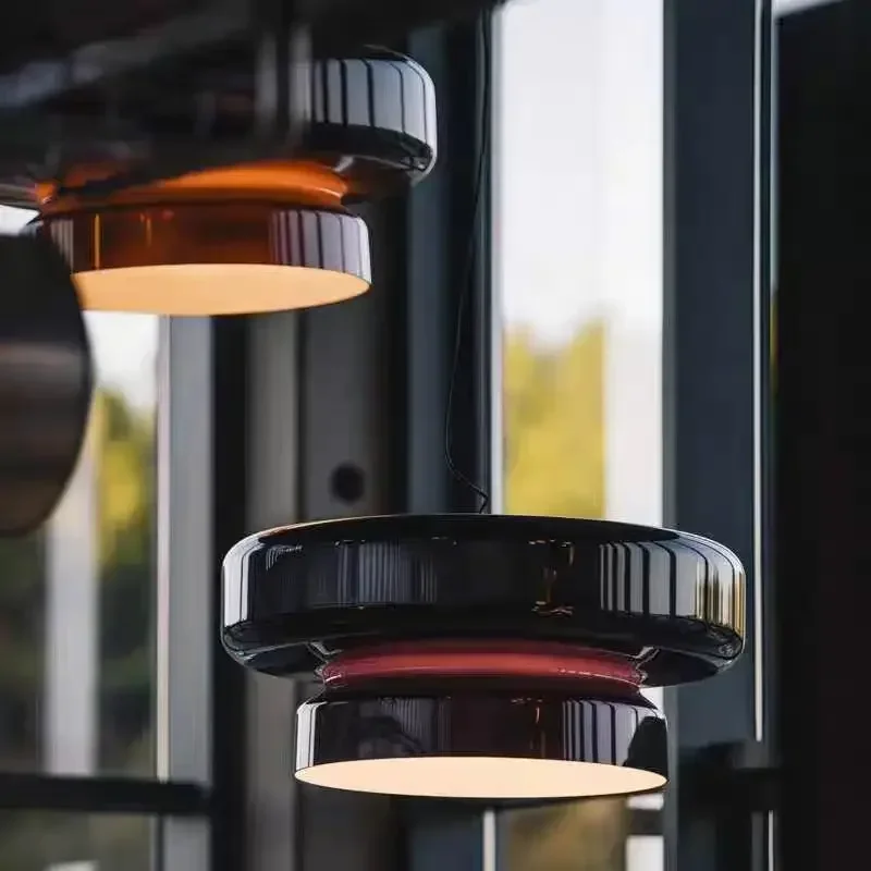 Bunte Glas-Pendelleuchte für Esszimmer – Armoniela