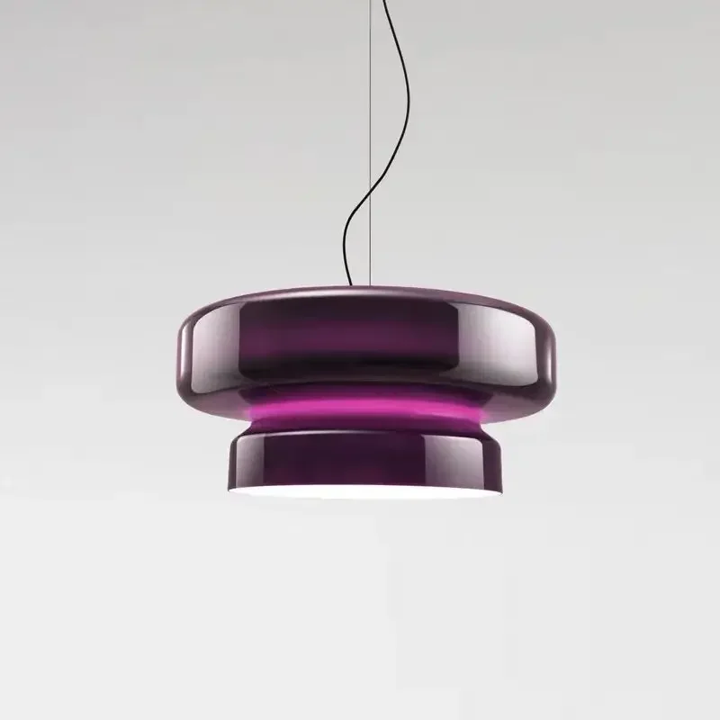 Bunte Glas-Pendelleuchte für Esszimmer – Armoniela