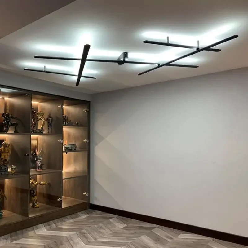 Minimalistische LED-Wandleuchte Schwarz oder Weiß für Wohnzimmer – Néoléa
