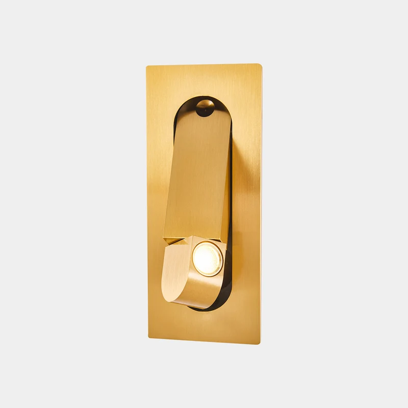Wall Mounted Light Bed Lamp Minimalist Recessed Adjustable LED, 3 Colors