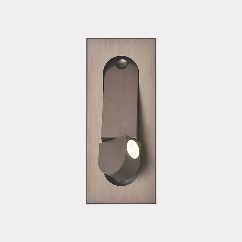 Wall Mounted Light Bed Lamp Minimalist Recessed Adjustable LED, 3 Colors