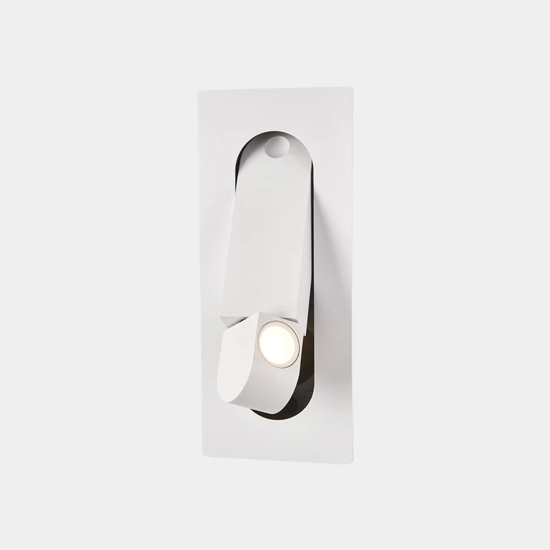 Wall Mounted Light Bed Lamp Minimalist Recessed Adjustable LED, 3 Colors