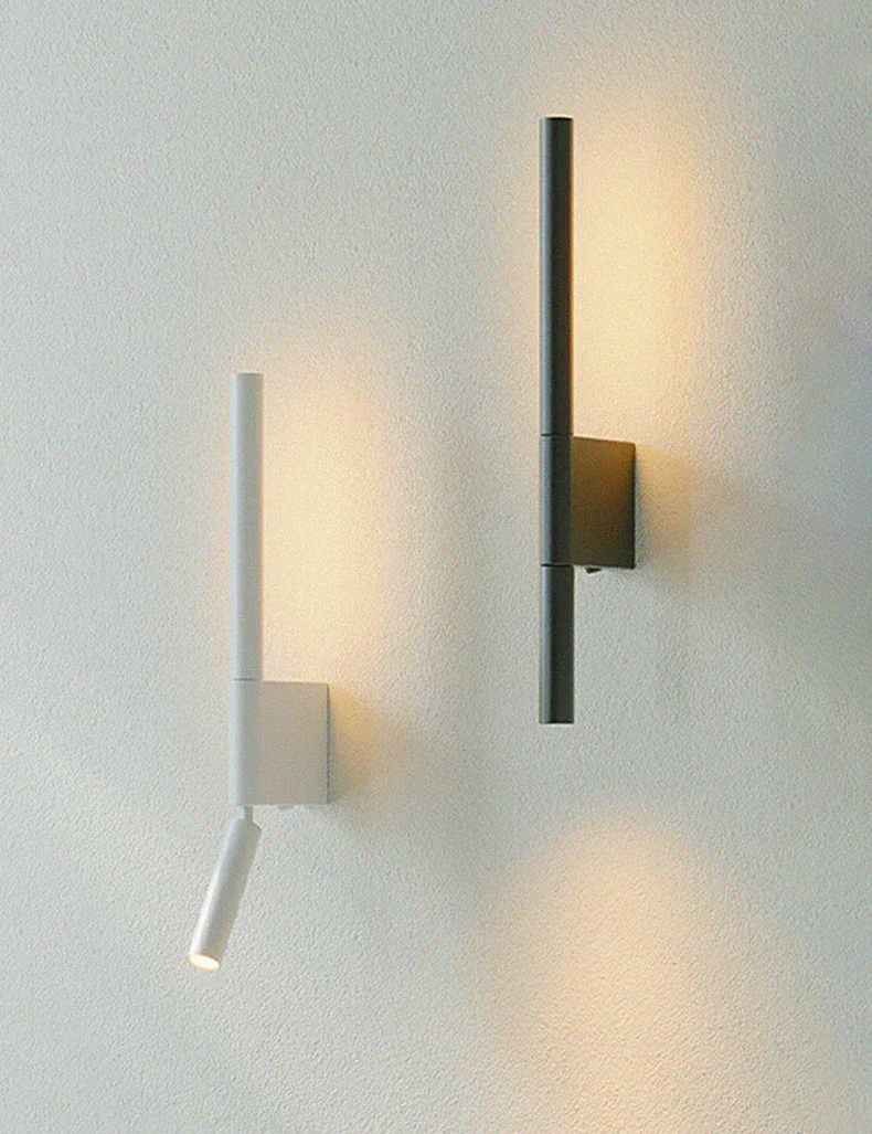 Minimalistische skandinavische LED-Wandleuchte zum Lesen – Norelys