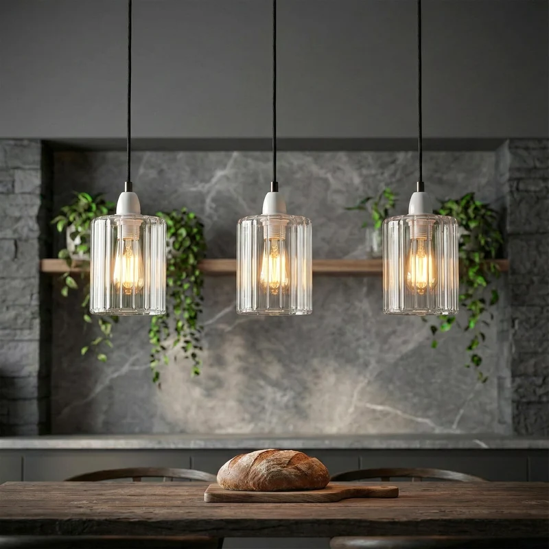 Glaslampenschirme im Vintage-Modern-Stil~3603