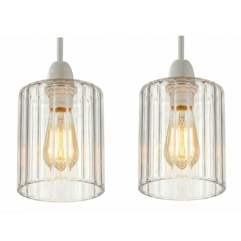 Glaslampenschirme im Vintage-Modern-Stil~3603
