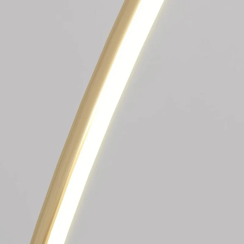 Floor Lamp Elegant Arch Acrylic Butterfly LED, Gold