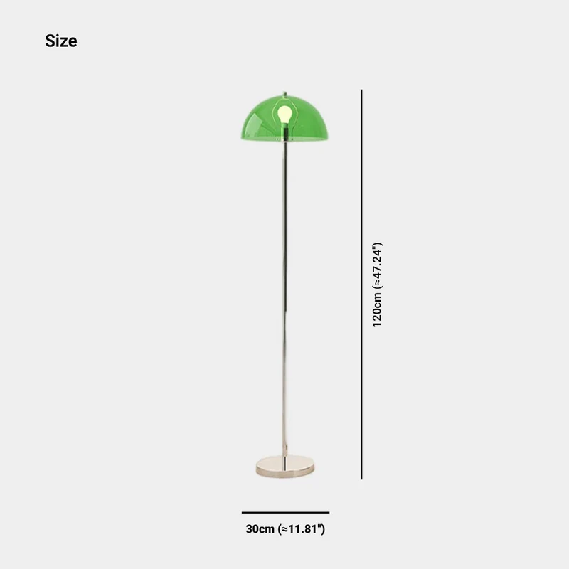 Floor Lamp Nordic Acrylic Sprout Dome Mushroom Multi Color