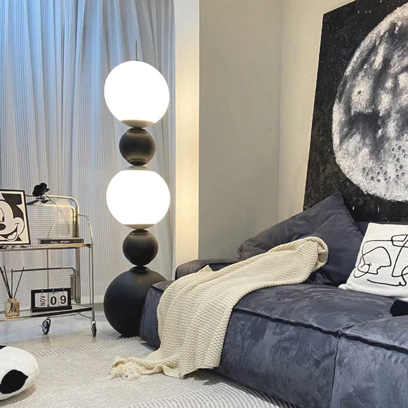 Floor Lamp Creative Globe Gourd Ball Dimmable LED