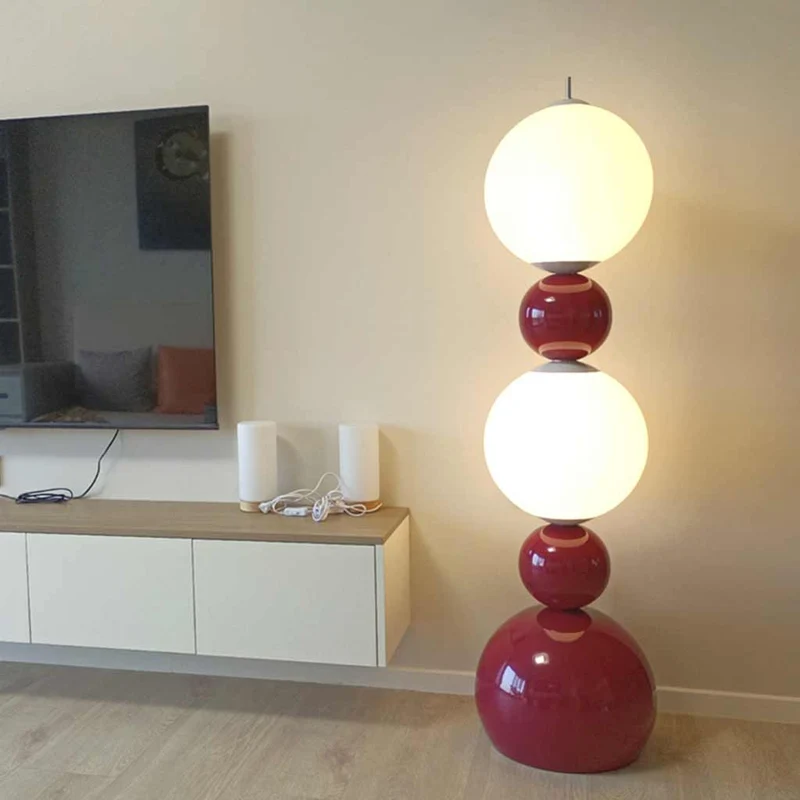 Floor Lamp Creative Globe Gourd Ball Dimmable LED