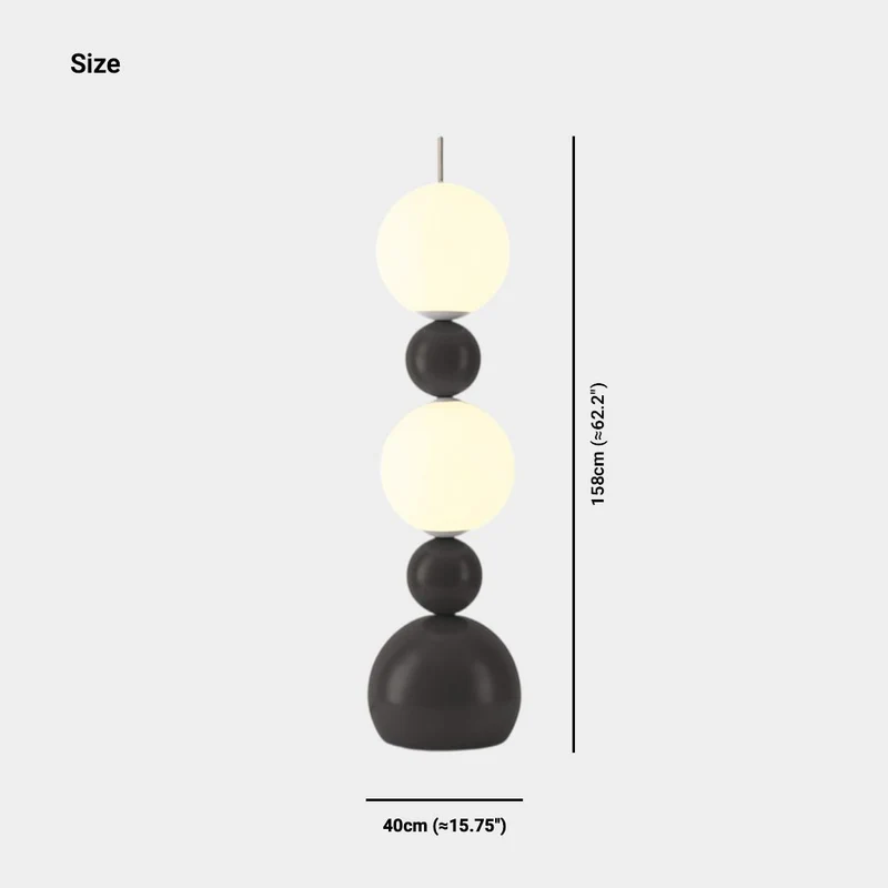 Floor Lamp Creative Globe Gourd Ball Dimmable LED