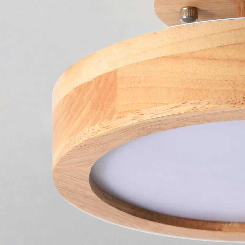 Nordische Deckenleuchte aus Holz für Flur – Arborise